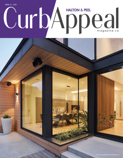 Cover of Curb Appeal Magazine Oakville, Burlington, and Mississauga Issue