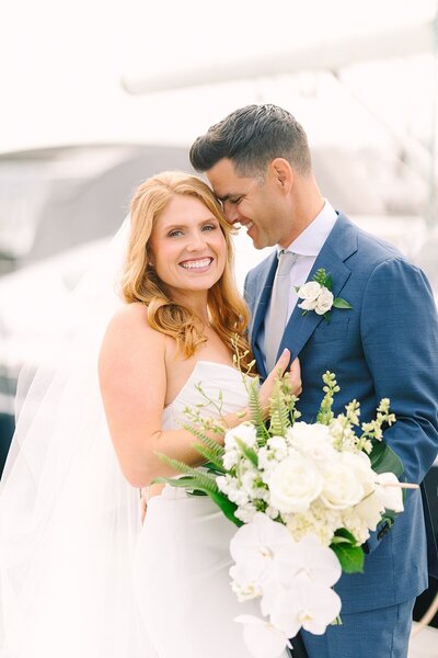 Bridal Party in garden courtyard at La Valencia in La Jolla, California by Sherr Weddings, San Diego Photography and Videography team.