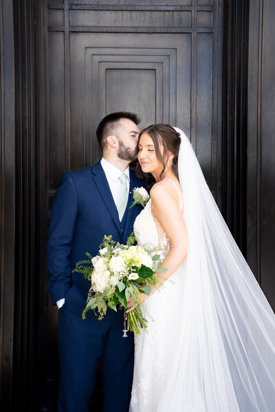 Natural light wedding portraits in Cleveland, Ohio