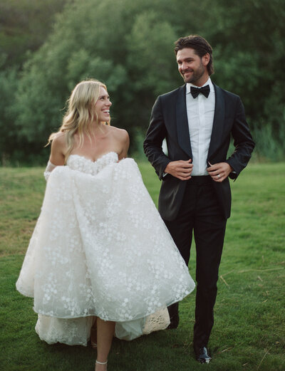 Newlyweds dancing at wedding venue Darlington House in San Diego