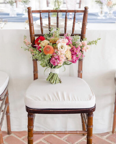 flowers on a table