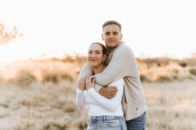 brother and sister portrait