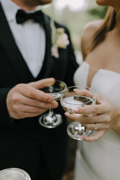 Wedding Details. Charlotte NC wedding planner. Luxury wedding planner. Champagne Toast. Wedding details. 