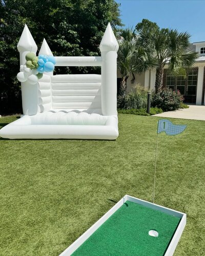The Woodlands bounce house balloons
