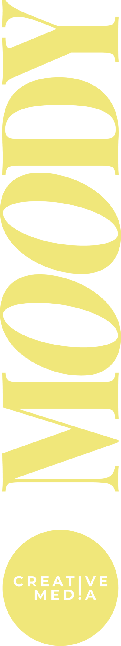 ALT: Moody Creative Media's exclamation mark brand mark in yellow