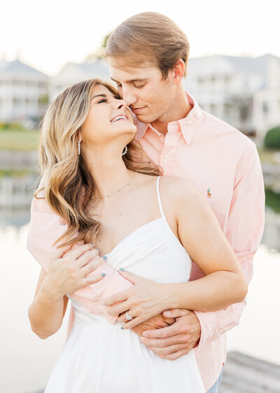A romantic and timeless bridal moment of Mallory and Jack captured by an Alabama wedding photographer offering fine art portrait photography.