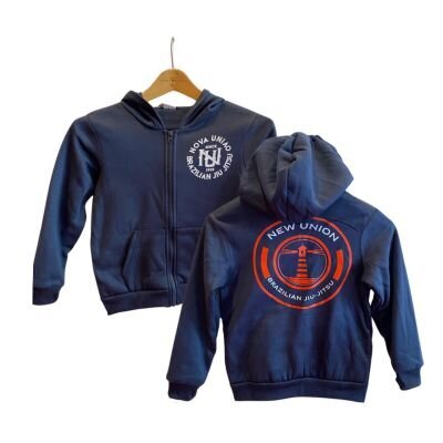 Blue Kids Zip-Up Hoodie