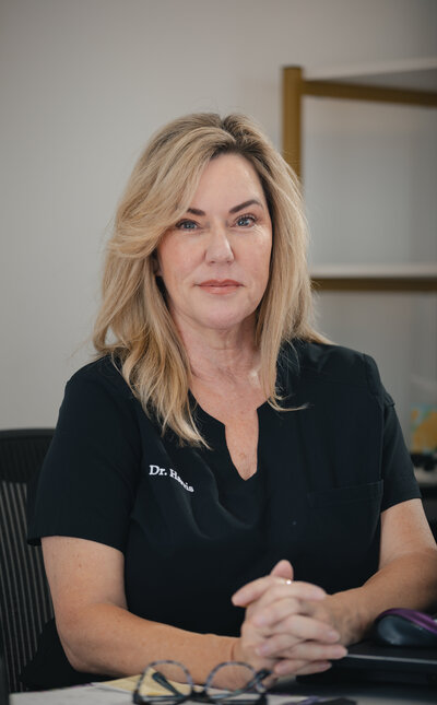Dr. terese harris in scrubs