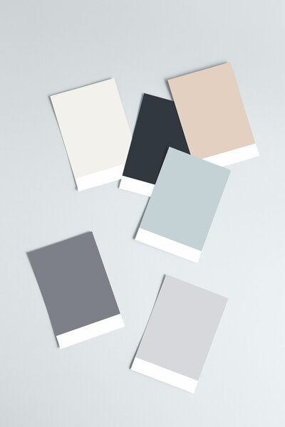 muted blue color palette