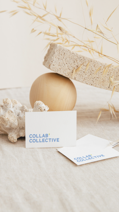 clean and minimal business card design for dc photographers