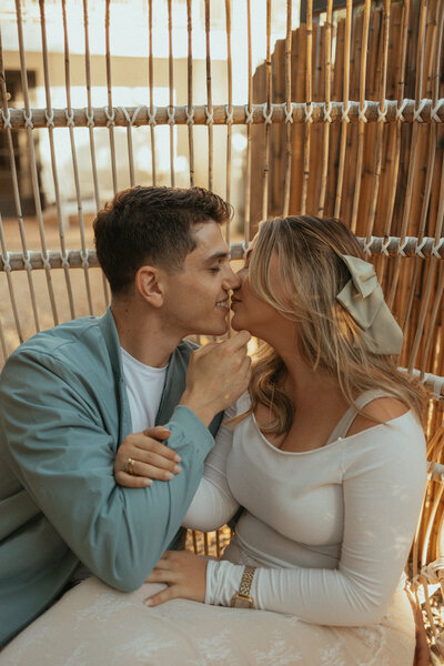 Engagement photos at Papago Park in Phoenix, Arizona