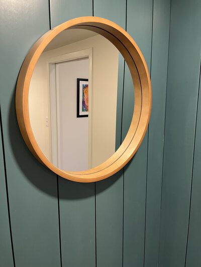 Mirror on a wall in Twin Cities vintage home