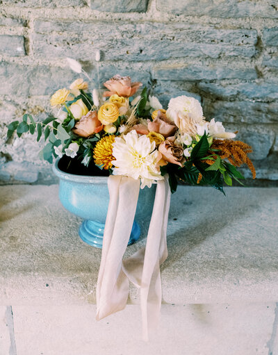 Fall colored bouquet