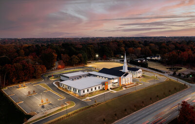 Upward Christian Fellowship facilities built by Cooper Construction