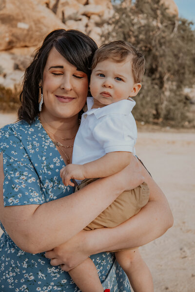 Coolidge AZ mom and son session