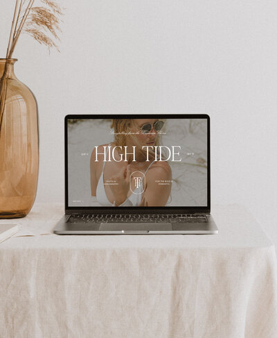 Showit Website Template Northfolk High Tide Mockup