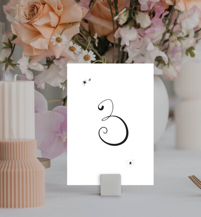 Big Love welcome, seating and bar sign  in peach, tangerine and pear colours
