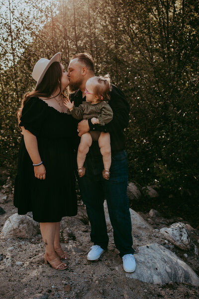 Family Photography with a toddler -  Forest Falls, Ca