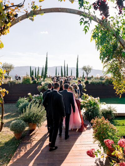 A beautiful wedding table setting