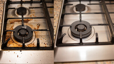 Stove Cleaned