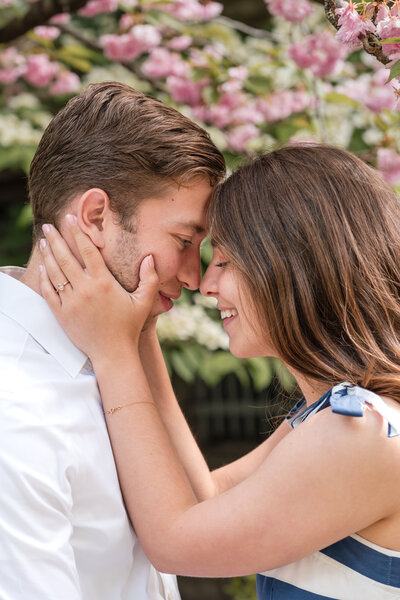 A Spring engagement session at the Franklin Park Conservatory in Columbus, Ohio.