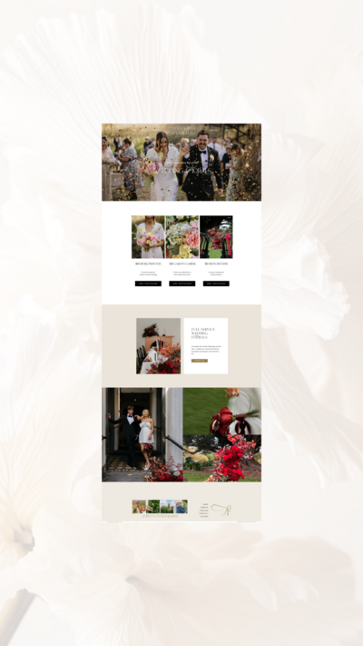 Affordable Website Design for a Florist based in Warrnambool by website designer Coja Creative.