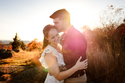 fun and joyful lesbian wedding ceremony at Waterville Valley Resort By Lisa Smith Photography