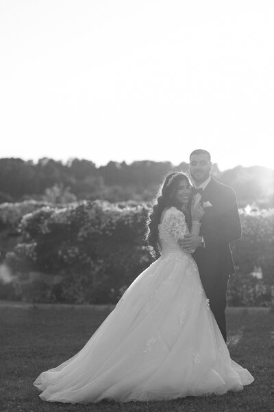 Classic wedding portrait