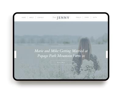 Jenny showit blog template for bloggers