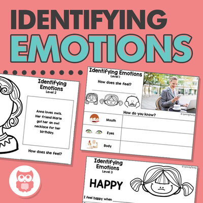 Identifying emotions for speech therapy