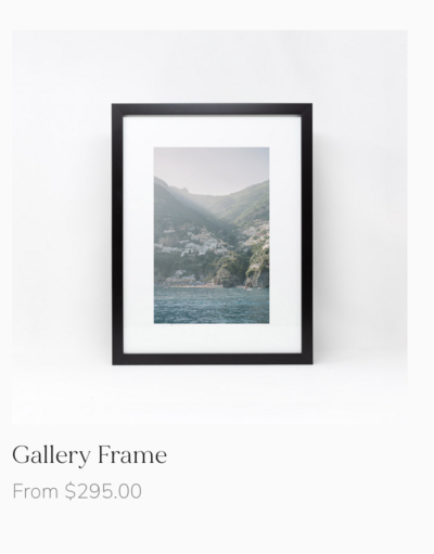 Positano Italy framed print travel photographer print shop