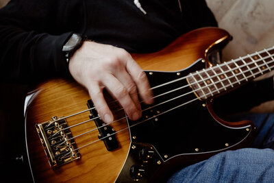 Professional headshot portrait and branding of a band by Sara McIngvale Photography