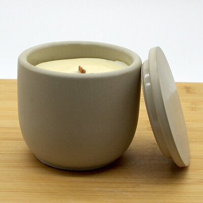 French Lilac Cement Candle