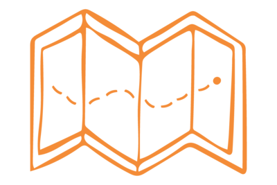 Bondi Marketing map icon orange