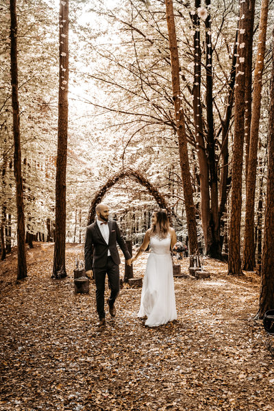 Waldhochzeit Trauung Natur