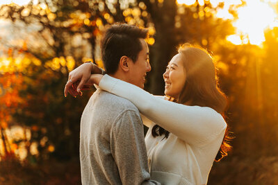Melanie and Linden's Engagement Photo | New Hampshire Wedding Photographer
