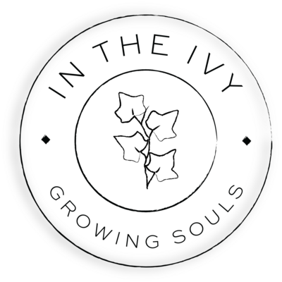 Horizontal layout of the In The Ivy collective logo.