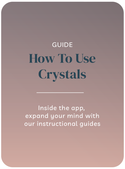Instructional guide, how to use crystals