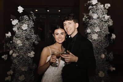 The Muse Hair and Makeup Artistry team in Houston delivering wedding magic with expert makeup and hair services tailored for a modern bride.