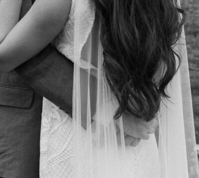 bride and groom wedding portrait
