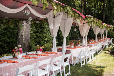 Table setting for a celebration.