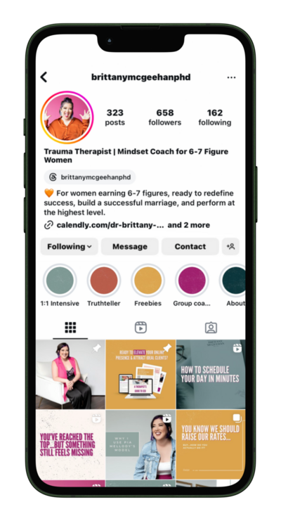 Dr Brittany McGeehan Instagram Feed
