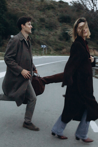 Destination love story captured above Barcelona, perfect for adventurous couples and elopements