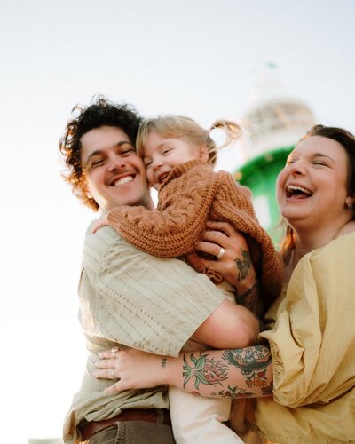 Candid moment from a Perth family shoot

