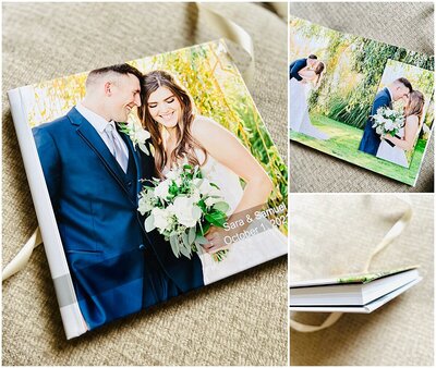 portland oregon wedding photo album by Joni Loraine Photography