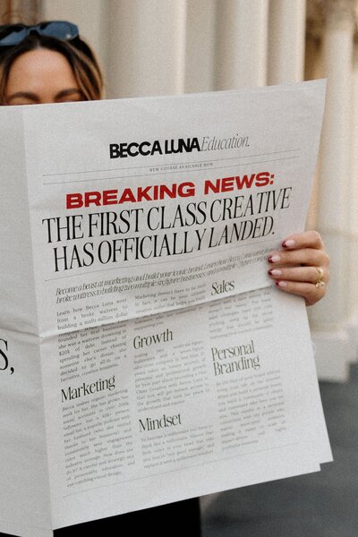 Becca Luna is a Showit Web Designer + Founder of Wealthy Web Designer