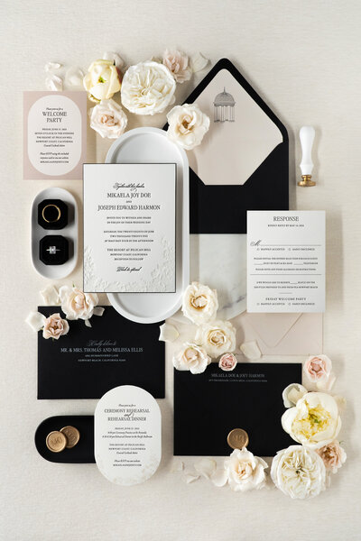Custom wedding invitations, best invitations in Orange County