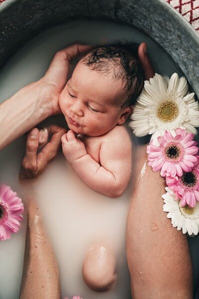 Bain enveloppant pour bébé