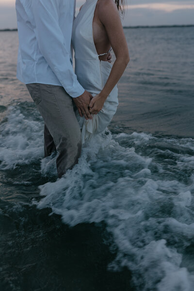 Engagements at Folly Beach. Romantic and timeless memories at the beach. 