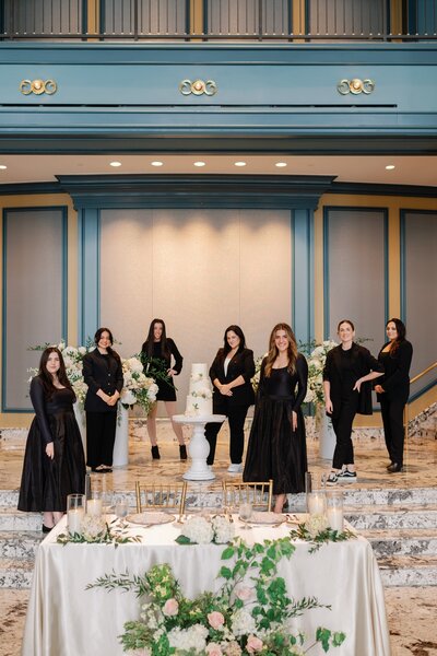 Fete Nashville staff at Cheekwood Wedding Event.